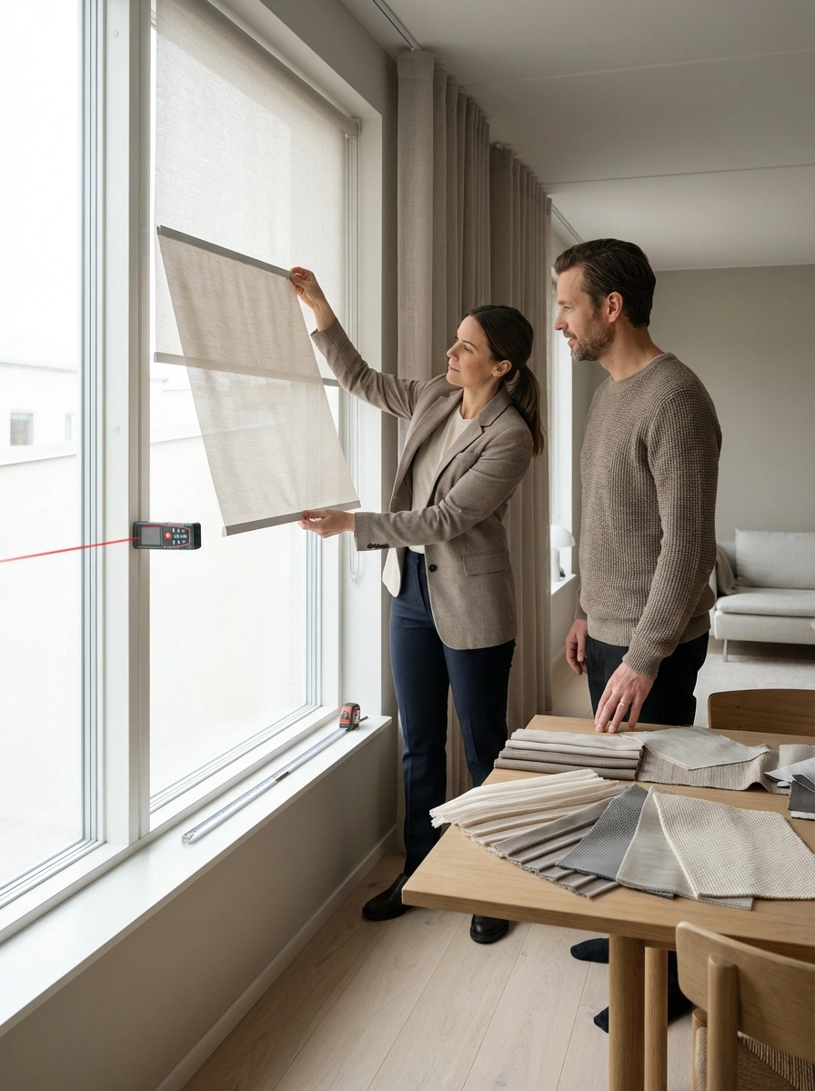 Stoffauswahl & Aufmaß